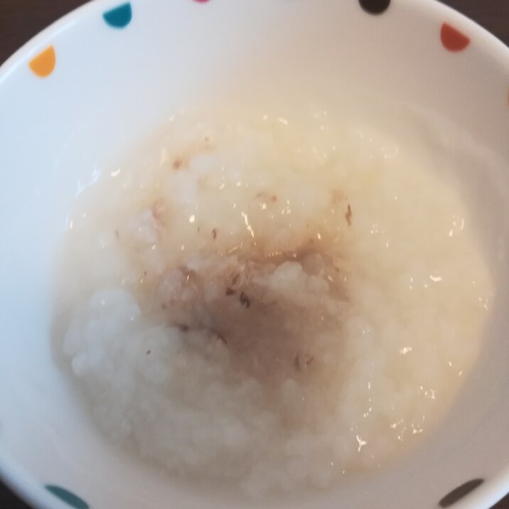 離乳食中期 カツオの旨味がギュッとつまったお粥 レシピ 作り方 By もん1223 楽天レシピ 離乳食中期 カツオの旨味がギュッとつまったお粥 レシピ 作り方 By もん1223 楽天レシピ